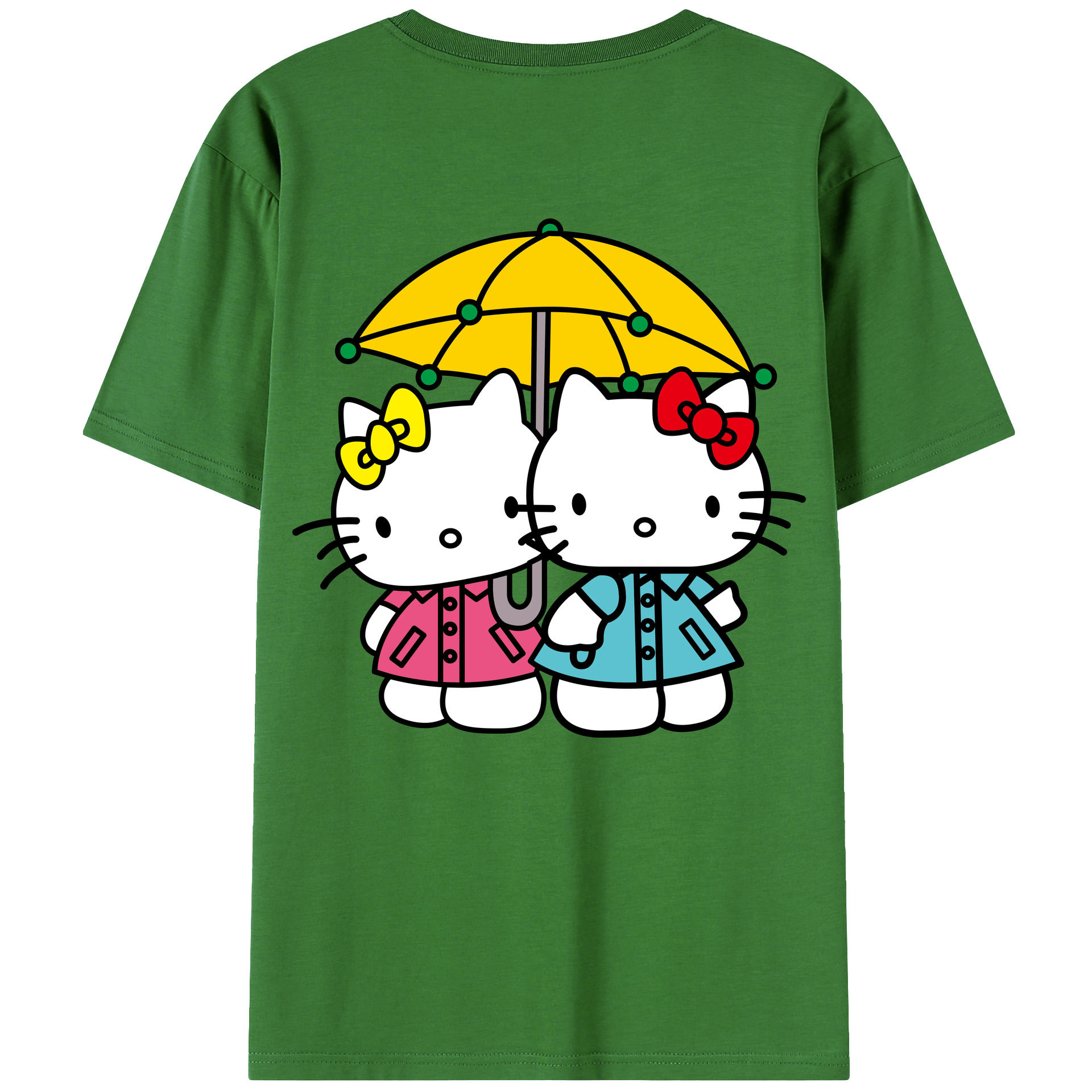 （画像用） Hello Kitty ハローキティ レディース半袖Tシャツ(バックプリント)